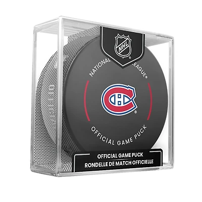 Inglasco Montreal Canadiens 2022-23 Season Official Game Puck