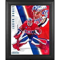 Collage encadré de Jakub Dobes, Canadiens de Montréal, 33 x 41 cm (13 x 16 po), collection Radiance