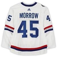 Maillot blanc adidas n° 45 de Joe Morrow, joueur des Canadiens de Montréal, porté contre les Sénateurs d'Ottawa le 16 décembre 2017 - Classique du 100e anniversaire de la LNH