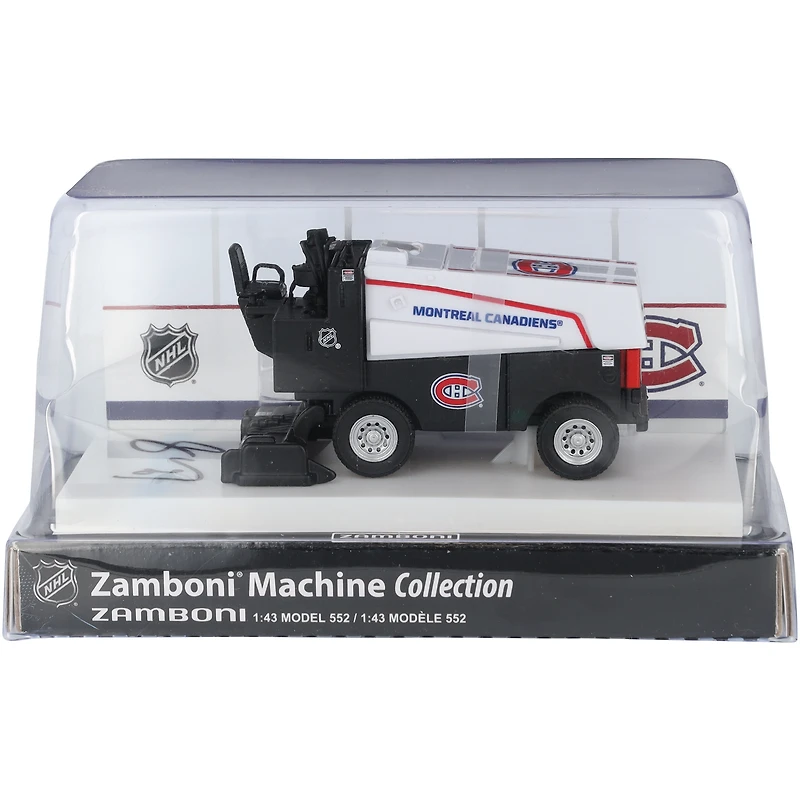 Juraj Slafkovsky Canadiens de Montréal autographiés Zamboni moulé sous pression à l'échelle 1:43