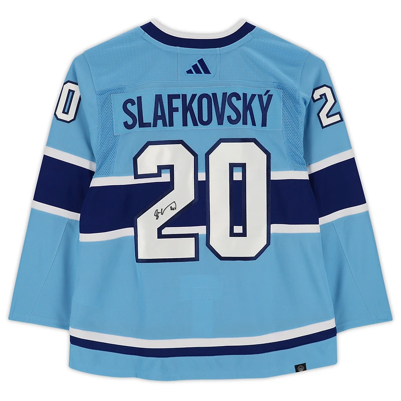 Juraj Slafkovsky Montreal Canadiens Autographed 2022-23 Reverse Retro Adidas Authentic Jersey