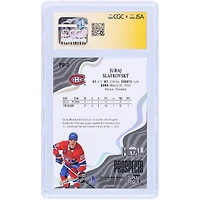 Juraj Slafkovsky Montreal Canadiens Autographed 2022-23 Upper Deck Metal Universe Premium Prospects #PP-1 CGC Fanatics Witnessed Authenticated Auto 10 Rookie Card