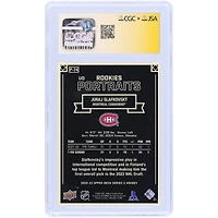 Juraj Slafkovsky Montreal Canadiens Autographed 2022-23 Upper Deck UD Portraits #P-74 CGC Fanatics Witnessed Authenticated Auto 10 Card