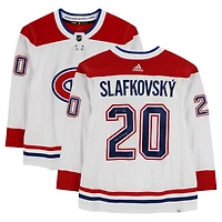 Juraj Slafkovsky Montreal Canadiens Autographed adidas White Authentic Jersey with "2022 #1 Pick" Inscription