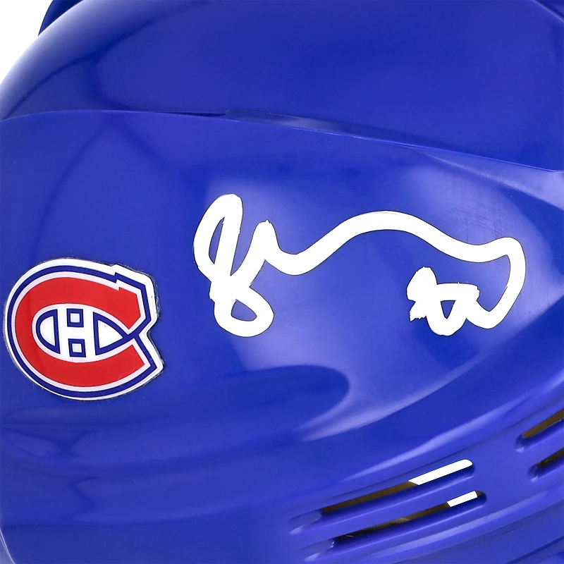 Juraj Slafkovsky Montreal Canadiens Autographed Blue Mini Helmet