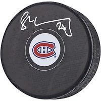Juraj Slafkovsky Montreal Canadiens Autographed Hockey Puck