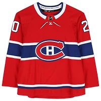 Maillot authentique Adidas rouge autographié par Juraj Slafkovsky des Canadiens de Montréal avec l'inscription « 2022 #1 Pick »