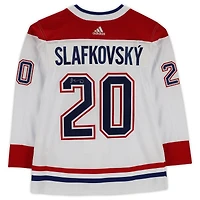Juraj Slafkovsky Montreal Canadiens Autographed White adidas Authentic Jersey