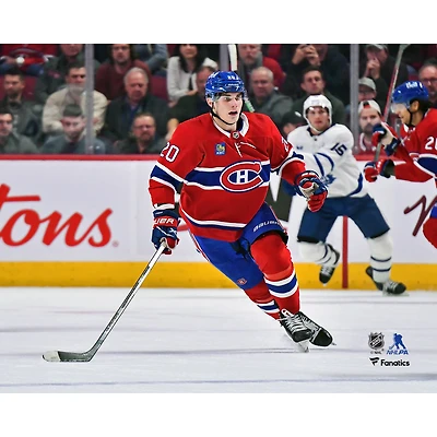 Photographie de défense non signée Juraj Slafkovsky des Canadiens Montréal
