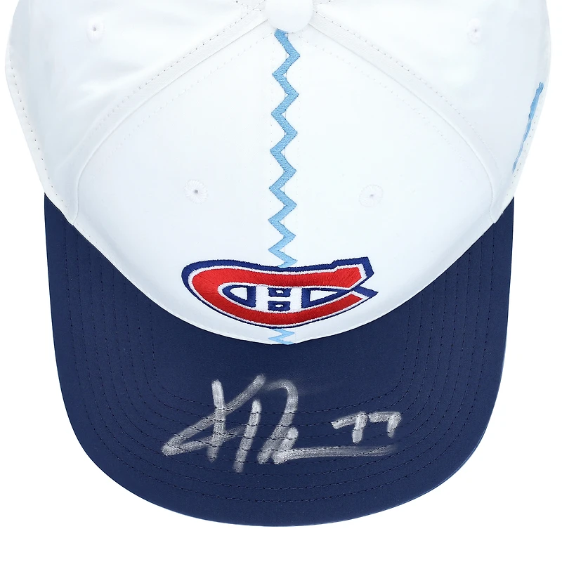 Casquette rétro inversée autographiée Kirby Dach des Canadiens de Montréal 2022-23