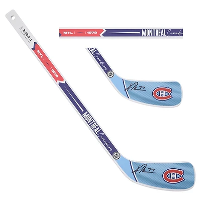 Kirby Dach Montreal Canadiens Autographed 2022-23 Reverse Retro Mini Stick