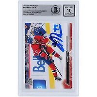 Carte 10 autographiée Upper Deck Extended Series #574 2022-23 des Canadiens de Montréal par Kirby Dach, fanatiques de Beckett, authentifiée et témoin