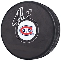 Rondelle de hockey autographiée par Kirby Dach des Canadiens de Montréal