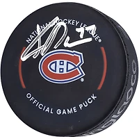 Rondelle de match officielle autographiée par Kirby Dach des Canadiens de Montréal