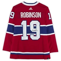 Larry Robinson Montreal Canadiens Autographed Red adidas Jersey  