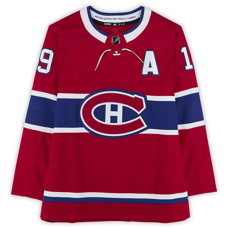 Larry Robinson Montreal Canadiens Autographed Red adidas Jersey