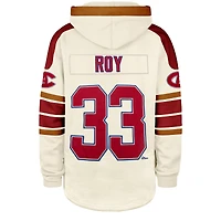 V111020 Cndian Patrick Roy 47 Brand Old Time hockey Cagoules à lacets pour joueur de hommes SWTMENNUM HP180PMWHVT660675CL #3