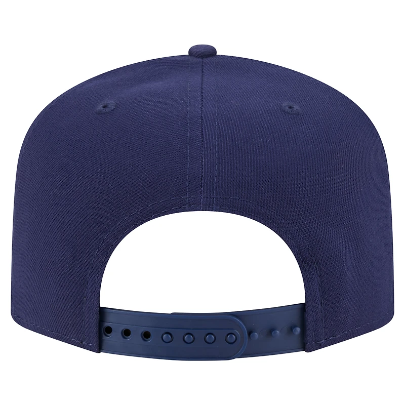 Men's New Era  Navy Montreal Canadiens Colorpack Tonal A-Frame 9FIFTY Adjustable Hat