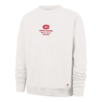 Men's '47 Cream Montreal Canadiens Anderson Foundation Fleece Sweatshirt