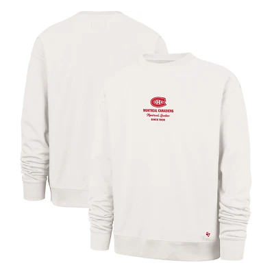 Sweat-shirt polaire Anderson Foundation '47 crème pour homme
