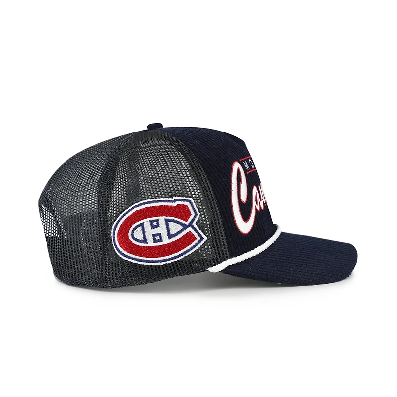 Casquette ajustable à mailles « 47 » bleu marine des Canadiens de Montréal pour homme