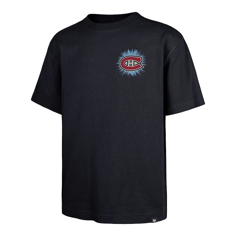 Men's '47 Navy Montreal Canadiens Golden Age Game On Foundation T-Shirt