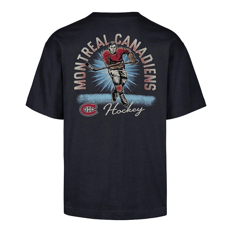 T-shirt homme bleu marine « 47 Montreal Canadiens Golden Age Game On Foundation »