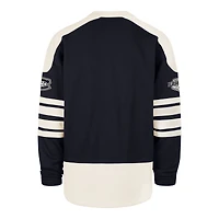 Men's '47  Navy Montreal Canadiens Golden Age Sweep Check Eternal Lacer Hoodie