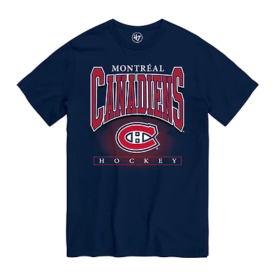 Men's '47 Navy Montreal Canadiens Hot Corner T-Shirt