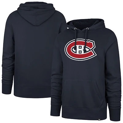 Men's '47 Navy Montreal Canadiens Imprint Headline Hoodie