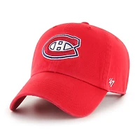 Men's '47 Red Montreal Canadiens Clean Up Adjustable Hat