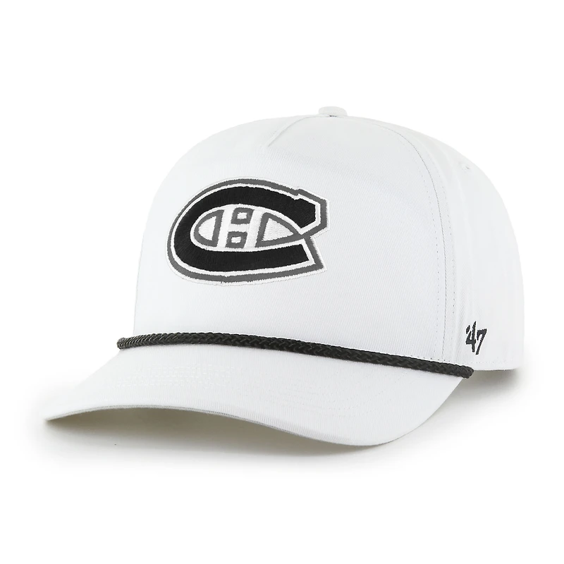 Men's '47 White Montreal Canadiens Hitch Rope Adjustable Hat