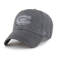 Casquette ajustable Carhartt x '47 noire Montréal Canadiens Dyed Clean Up pour homme
