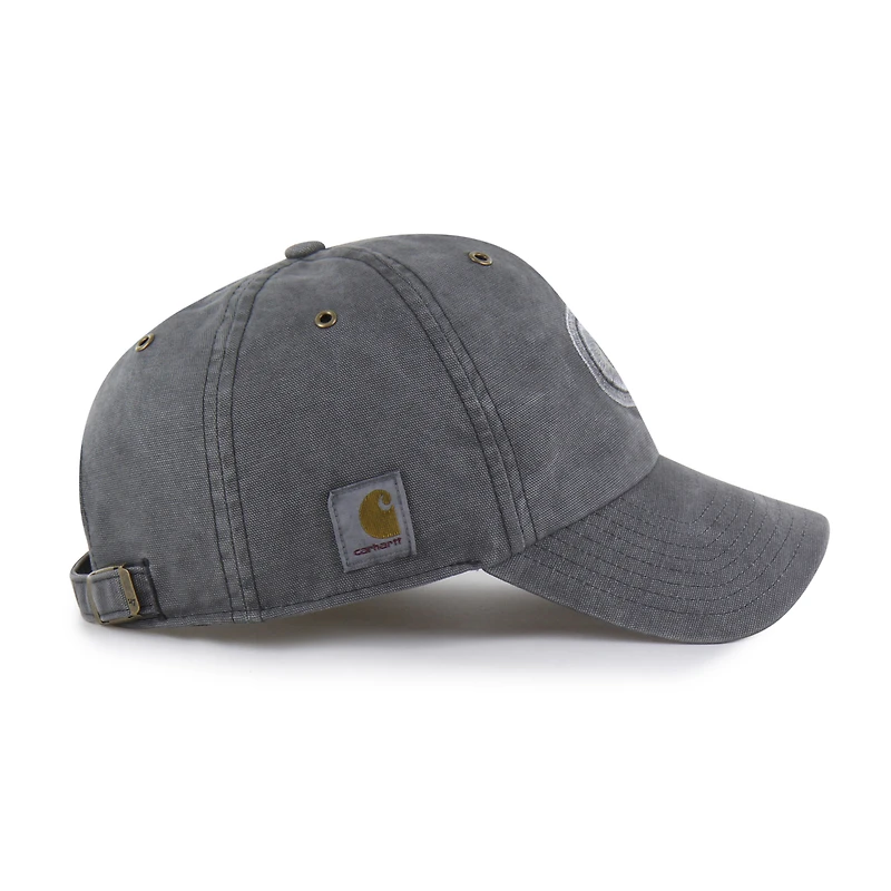 Men's Carhartt x '47 Black Montreal Canadiens Dyed Clean Up Adjustable Hat