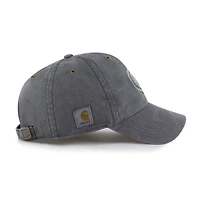Men's Carhartt x '47 Black Montreal Canadiens Dyed Clean Up Adjustable Hat