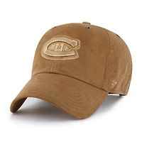 Casquette ajustable Carhartt x '47 marron Montréal Canadiens Dyed Clean Up pour homme