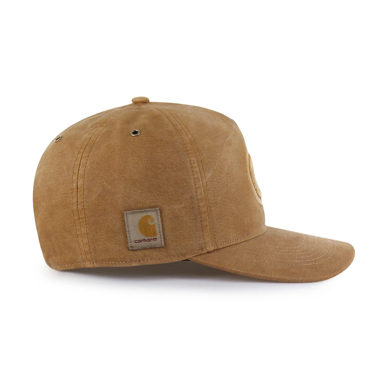 Men's Carhartt x '47 Brown Montreal Canadiens Dyed Hitch Adjustable Hat