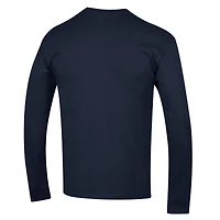 Men's Champion  Navy Montreal Canadiens Long Sleeve Jersey T-Shirt
