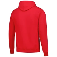 Chandail à capuchon rouge Champion pour homme avec logo principal des Canadiens de Montréal, 1 coup