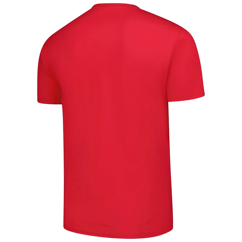 T-shirt rouge Champion pour homme avec logo principal des Canadiens de Montréal