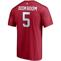Fanatiques masculins de marque Bernie Geoffrion Rouge des Canadiens Montréal Authentic Stack Nom et numéro du joueur retraité - T-shirt