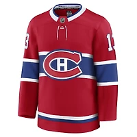 Maillot à domicile rouge des Canadiens de Montréal Fanatics Cole Caufield pour hommes