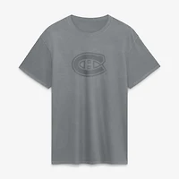 Men's Fanatics Gray Montreal Canadiens Core Beach Wash T-Shirt