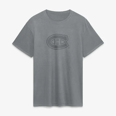 Men's Fanatics Gray Montreal Canadiens Core Beach Wash T-Shirt