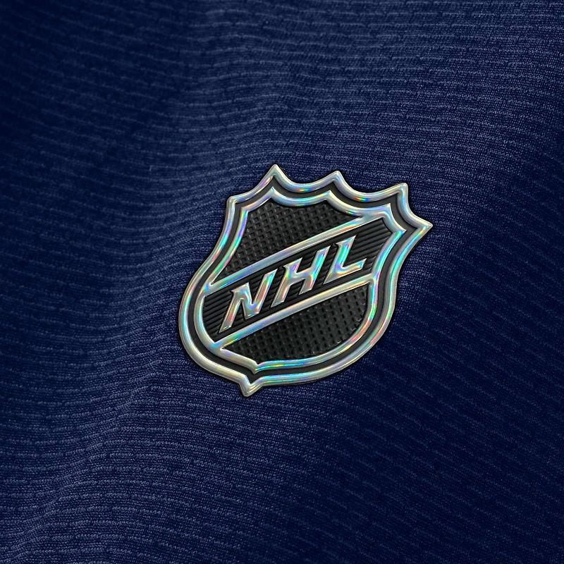 Sweat à capuche raglan authentique Pro Rink des Canadiens de Montréal pour homme, bleu marine chiné Fanatics