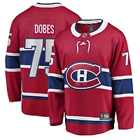 Maillot domicile rouge Breakaway de Jakub Dobes, des Canadiens Montréal, pour homme (Fanatics).