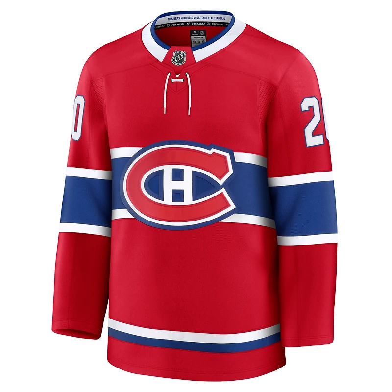 Men's Fanatics Juraj Slafkovsky Red Montreal Canadiens  Premium Jersey