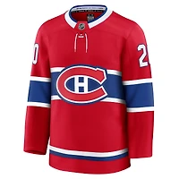Men's Fanatics Juraj Slafkovsky Red Montreal Canadiens  Premium Jersey