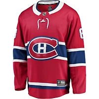 Fanatics pour hommes Mike Matheson, joueur échappé à domicile des Canadiens de Montréal, rouge - Maillot