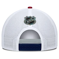Men's Fanatics Navy/White Montreal Canadiens Authentic Pro Rink A-Frame Adjustable Hat